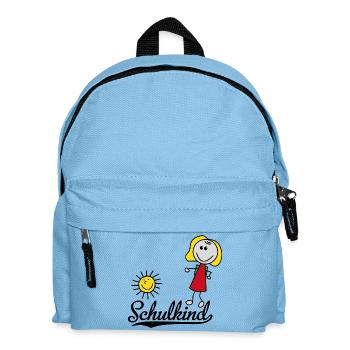 Schulkind - Kinder Rucksack - Hellblau - Vorne
