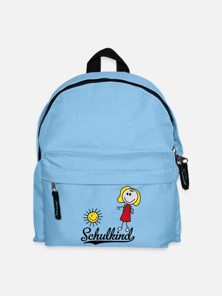 Schulkind - Kinder Rucksack - Hellblau