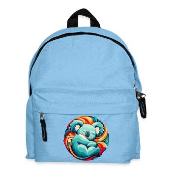 Koala sleeps - Kids' Backpack - light blue - Front