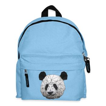 Polygonal Panda Bear Low Poly Art Triangle Shapes - Kids' Backpack - light blue - Front