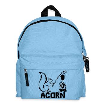Acorn - Hungry Squirrel [Black] - Kids' Backpack - light blue - Front