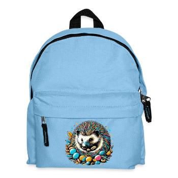 Hedgehog - Kids' Backpack - light blue - Front