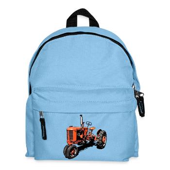 Tracteur Case VAC - Sac à dos Enfant - bleu clair - Devant