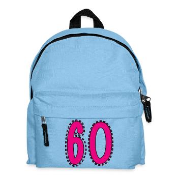 60. 60 JAHRE. 60. JAHRESTAG. 60. GEBURTSTAG. - Kinder Rucksack - Hellblau - Vorne