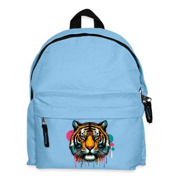 Tiger - Kids' Backpack - light blue - Front