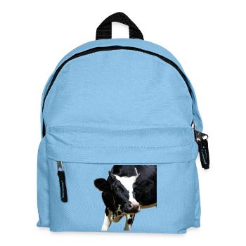 funny cow cow head gift farmers farmers - Kids' Backpack - light blue - Front
