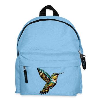 Kolibri - Kinder Rucksack - Hellblau - Vorne