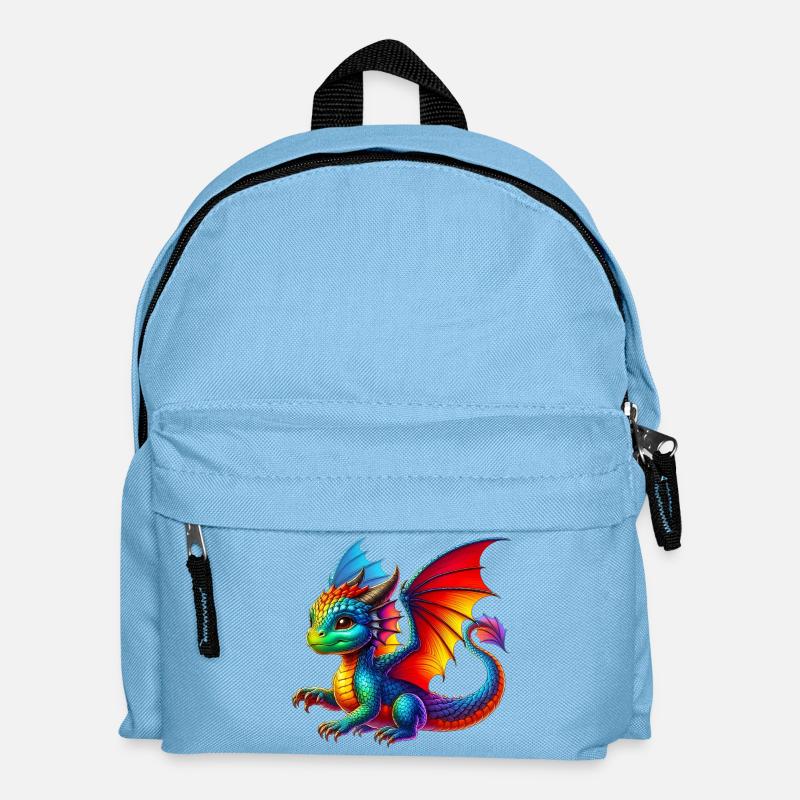 Dragon - Sac à dos Enfant - bleu clair