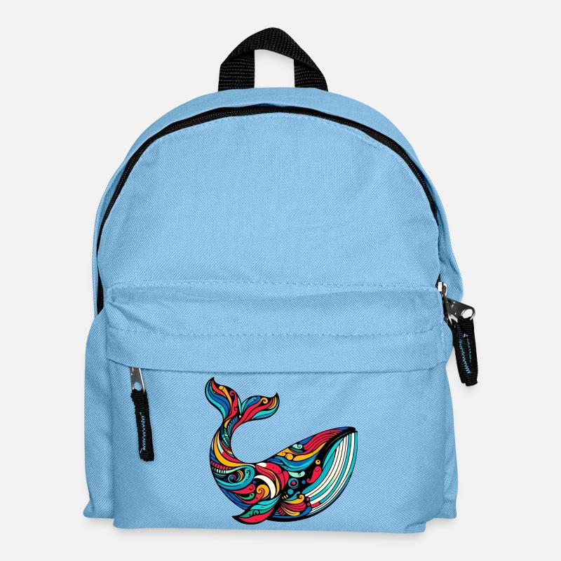 Wal - Kinder Rucksack - Hellblau