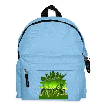 I AM GREEN - Margarites Herbe Soleil - Sac à dos Enfant - bleu clair - Devant