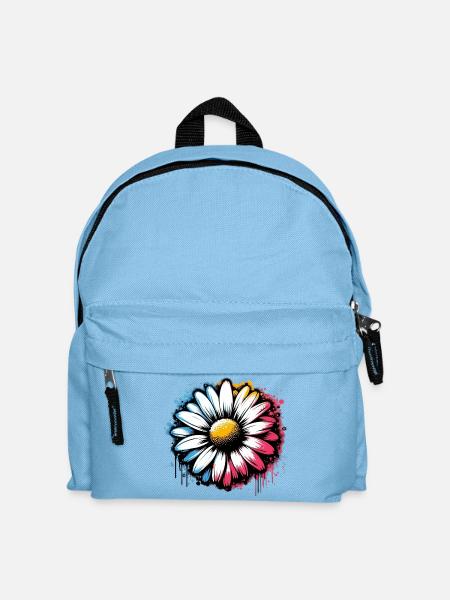 Gänseblümchen - Kinder Rucksack - Hellblau