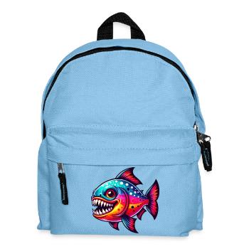 Piranha - Kids' Backpack - light blue - Front