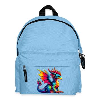 Dragon - Kids' Backpack - light blue - Front
