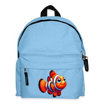 Poisson-clown - Sac à dos Enfant - bleu clair - Devant