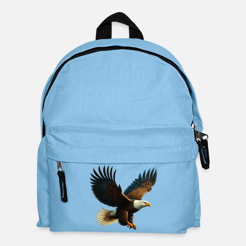 Adler - Kinder Rucksack - Hellblau