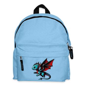 Dragon - Kids' Backpack - light blue - Front