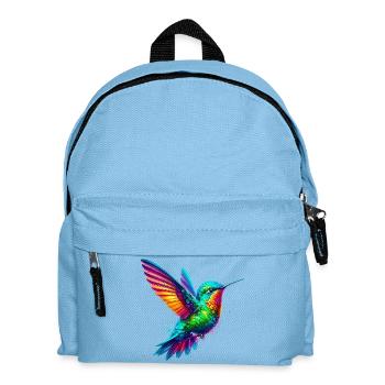 Kolibri - Kinder Rucksack - Hellblau - Vorne
