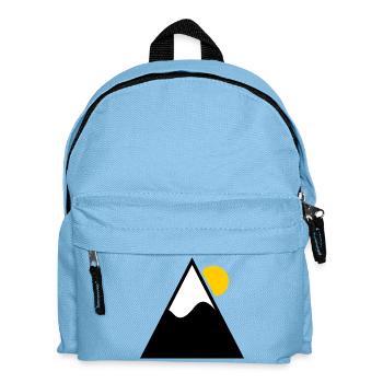 SKI. SKI. RACKET. SNOW. SNOWBOARDING - Kids' Backpack - light blue - Front