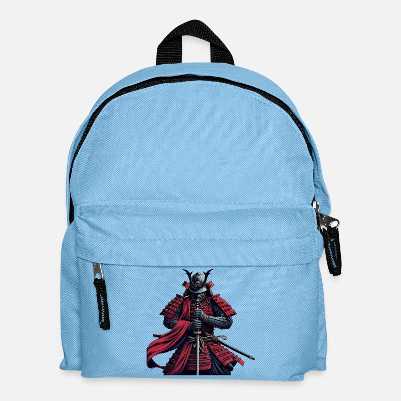 Bushido du guerrier samouraï - Sac à dos Enfant - bleu clair