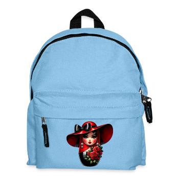 Fille russe ! Matriochka Russe pour Russes - Sac à dos Enfant - bleu clair - Devant