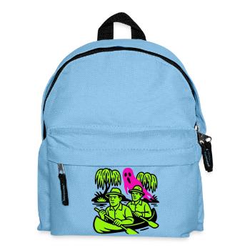 Ghost in the jungle - Kids' Backpack - light blue - Front