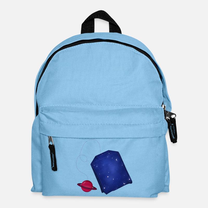 Weltraum-Tee - Kinder Rucksack - Hellblau