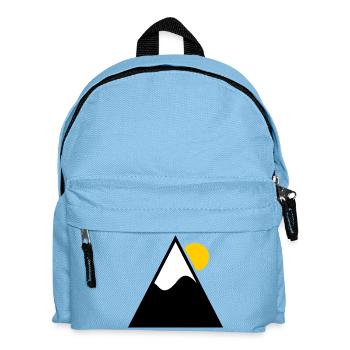 ICH KANN NICHT. SKI. BERG. SCHLÄGER. SCHNEE. SCHNEE - Kinder Rucksack - Hellblau - Vorne