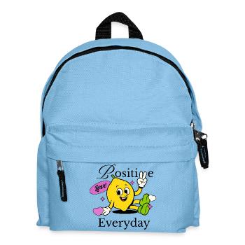 Lemonades Lemons Positive Love Everyday - Kids' Backpack - light blue - Front