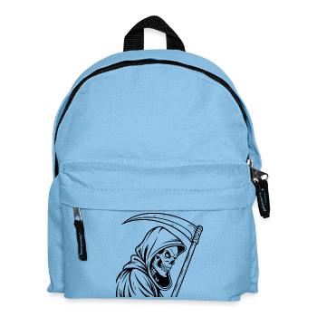 Reaper Design Grim Reaper with Scythe - Kids' Backpack - light blue - Front