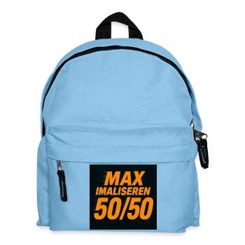 Maximieren Sie 50/50 - Kinder Rucksack - Hellblau - Vorne