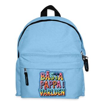 Bästa pappa i världen - Kinder Rucksack - Hellblau - Vorne