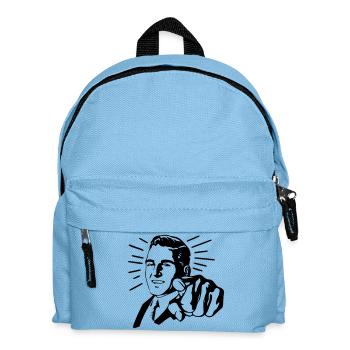 Homme pointeur - Sac à dos Enfant - bleu clair - Devant
