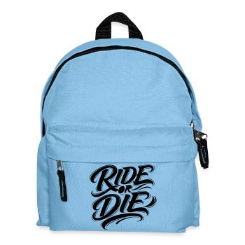 Ride or Die - Kids' Backpack - light blue - Front