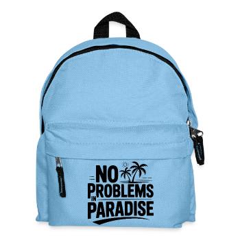 No Problems in Paradise - Kids' Backpack - light blue - Front