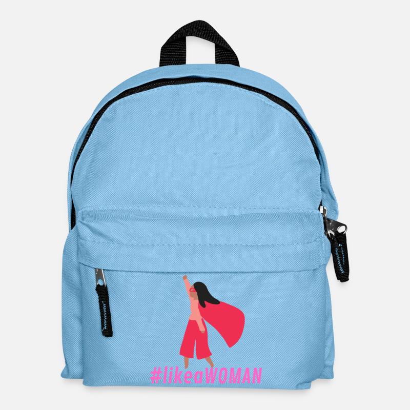 Cape de Force – Comme une Femme - Sac à dos Enfant - bleu clair