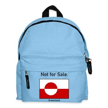 Not for Sale - Greenland Grönland Flagge Flag - Kids' Backpack - light blue - Front