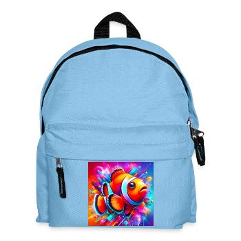 Poisson-clown - Sac à dos Enfant - bleu clair - Devant