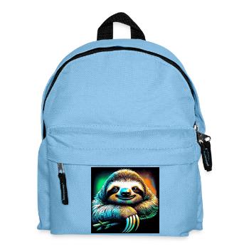 sloth - Kids' Backpack - light blue - Front