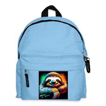 sloth - Kids' Backpack - light blue - Front