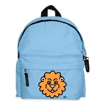 Lion Large - Kids' Backpack - light blue - Front