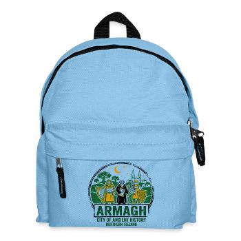 Armagh Northern Ireland Local Cultural Heritage - Kinder Rucksack - Hellblau - Vorne