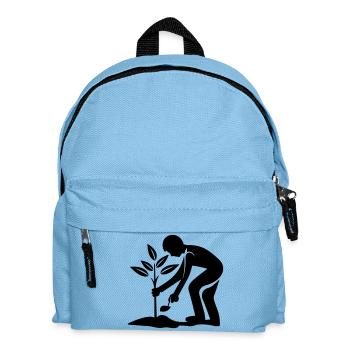 Environnement de plantation Conservation de la nature - Sac à dos Enfant - bleu clair - Devant