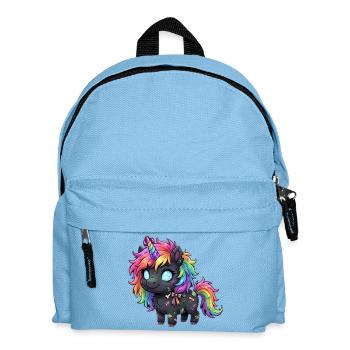 Adorables licornes zombies Chibi - Sac à dos Enfant - bleu clair - Devant