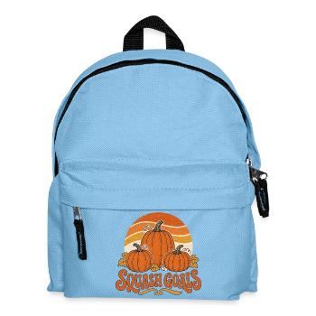 Squash Goals Autumn Pumpkin Trio - Kids' Backpack - light blue - Front