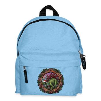 Stegosaurus Christmas Magic - Kids' Backpack - light blue - Front