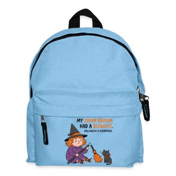 Besen Blowout Hexen-Tee - Kinder Rucksack - Hellblau - Vorne