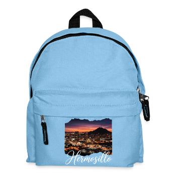 Hermosillo Sunset Stadtansicht - Kinder Rucksack - Hellblau - Vorne