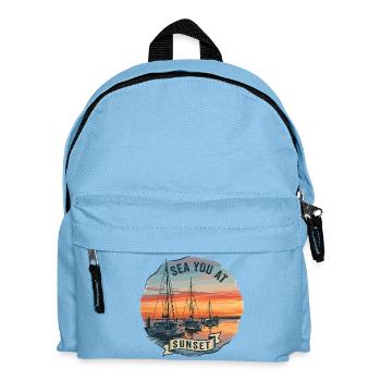 Sails at sunset - Kids' Backpack - light blue - Front