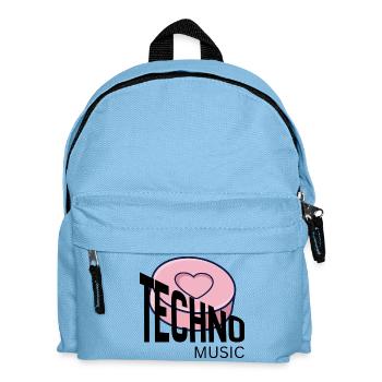 Love Donut Pop Typography - Kids' Backpack - light blue - Front