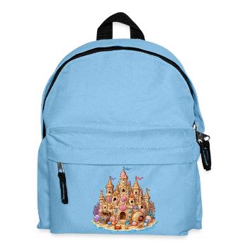 Coastal Sandcastle Shells - Kids' Backpack - light blue - Front